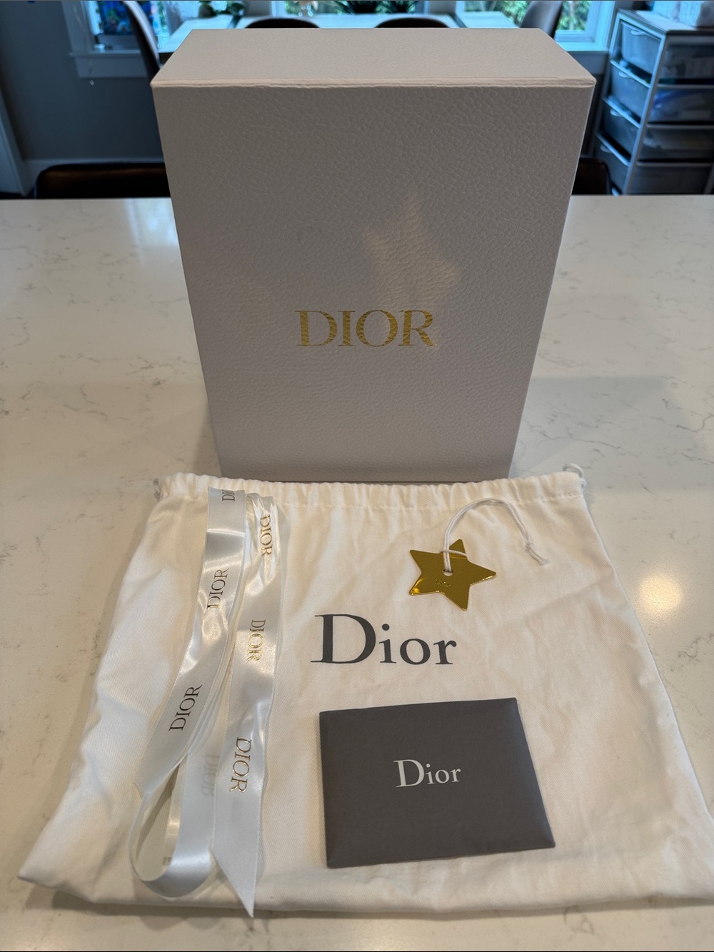 Dior Box and dust bag